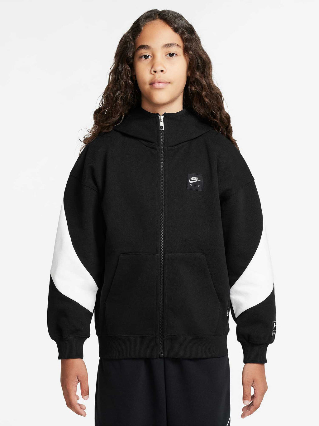 NIKE Суитшърт K AIR FLC HD FZ - PD