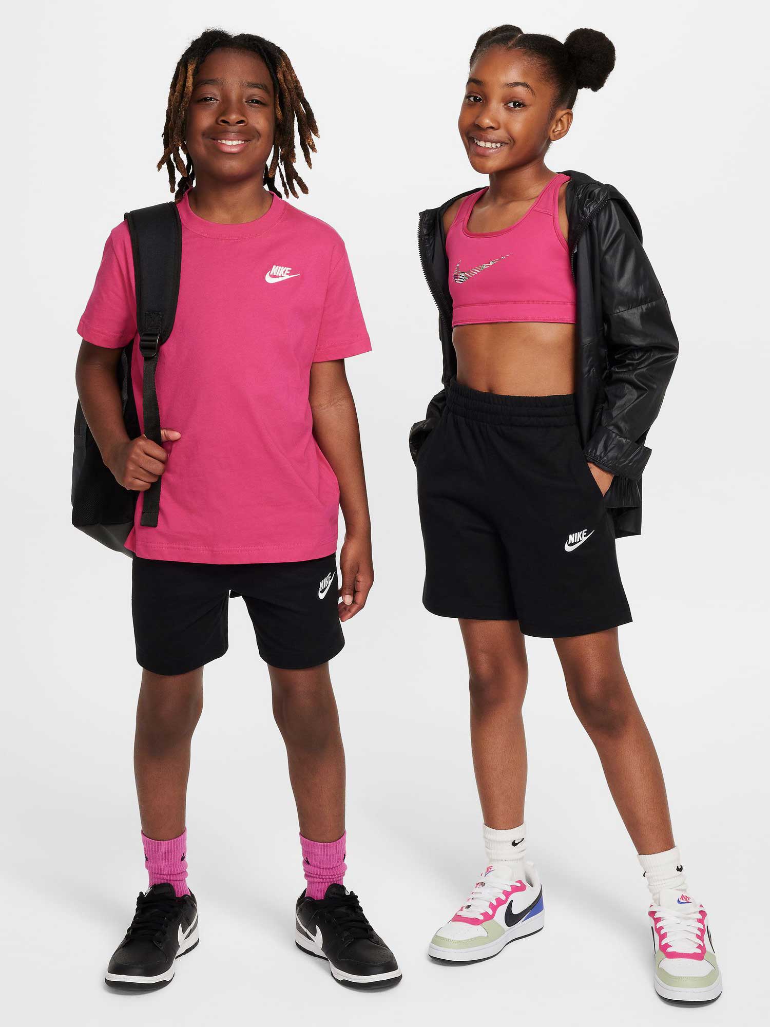 NIKE Къси панталони K NSW CLUB KNIT SHORT 6IN LBR