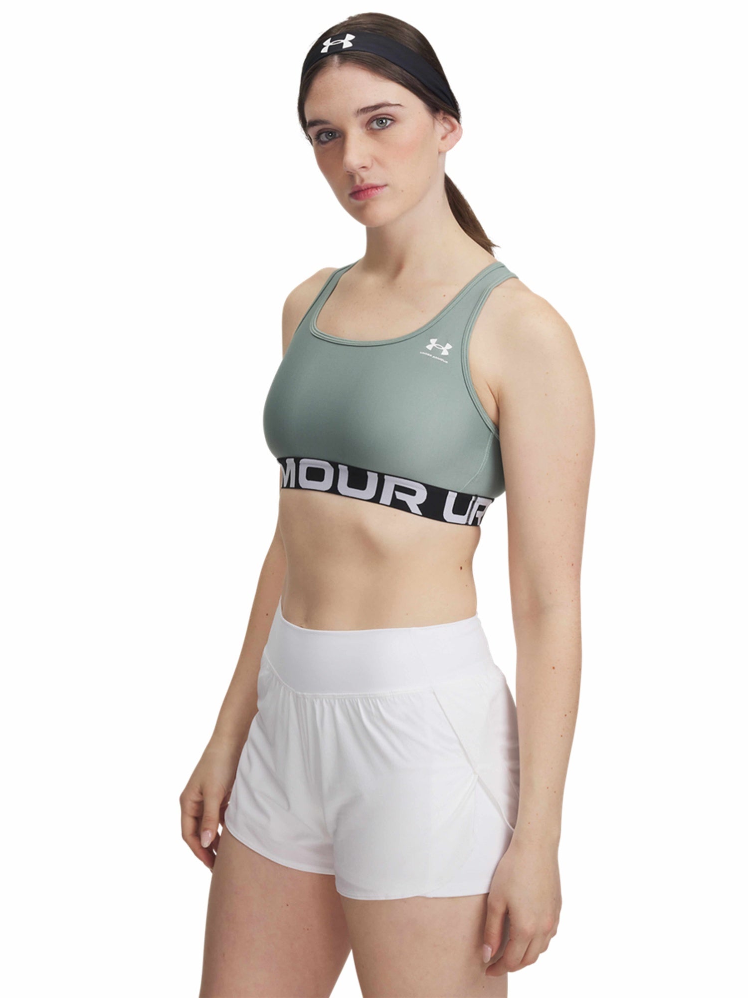 UNDER ARMOUR Спортен сутиен HG Authentics Mid Branded