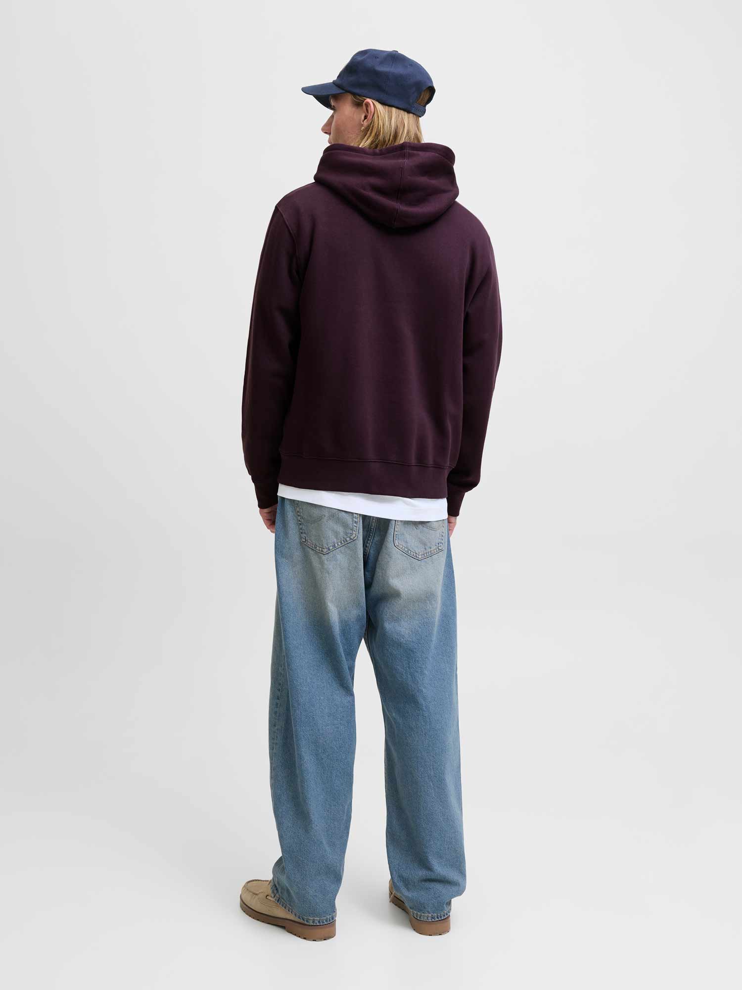 JACK & JONES Суитшърт JJESTAR JJ SWEAT HOOD NOOS