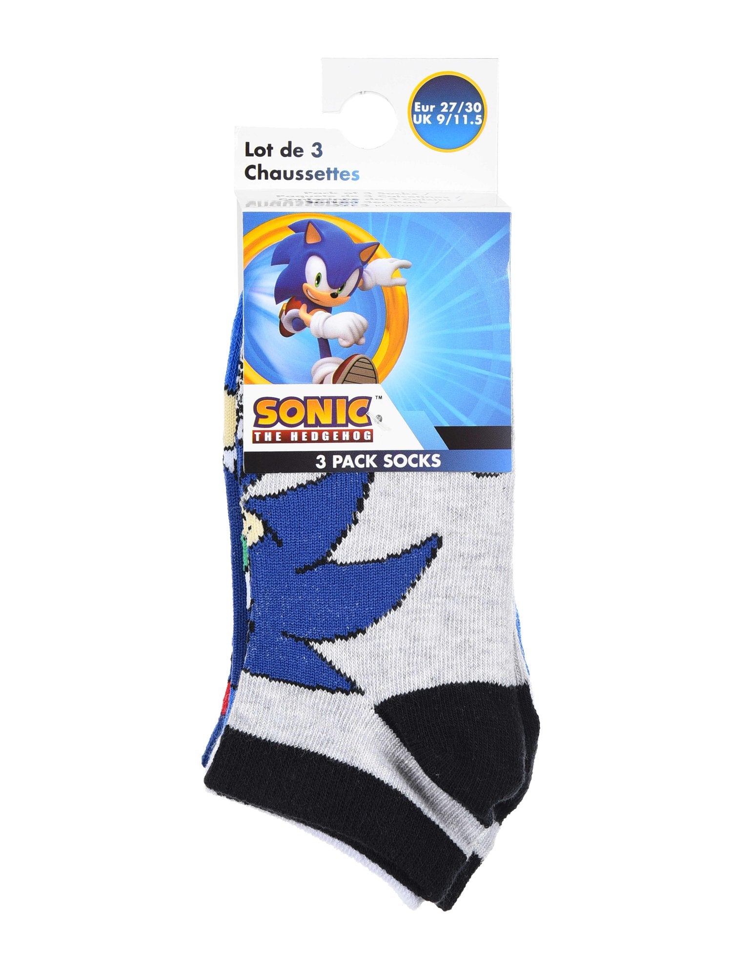 KIDS MOVIE HEROES Чорапи - комплект 3 чифта SONIC