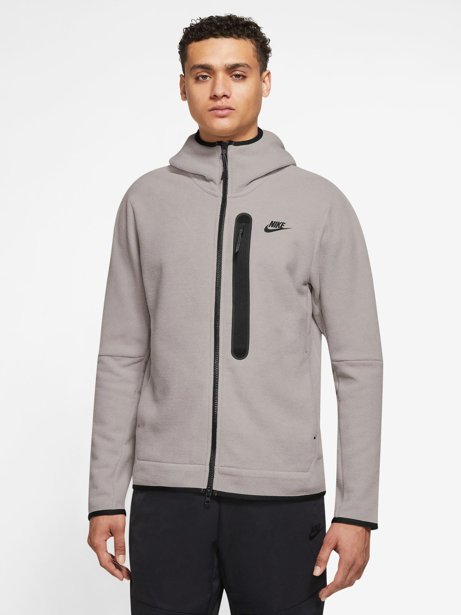 NIKE Суитшърт M TCH FLC FZ WINTER HD