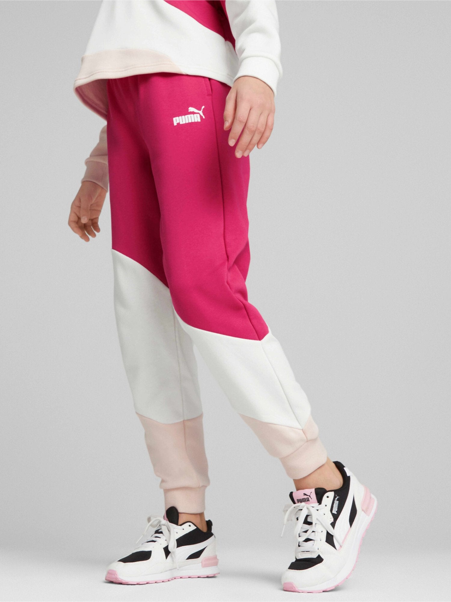 PUMA Спортно долнище POWER Colorblock CAT High Waist G