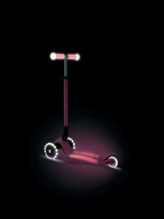 GLOBBER Тротинетка ELITE GLOW LIGHTS