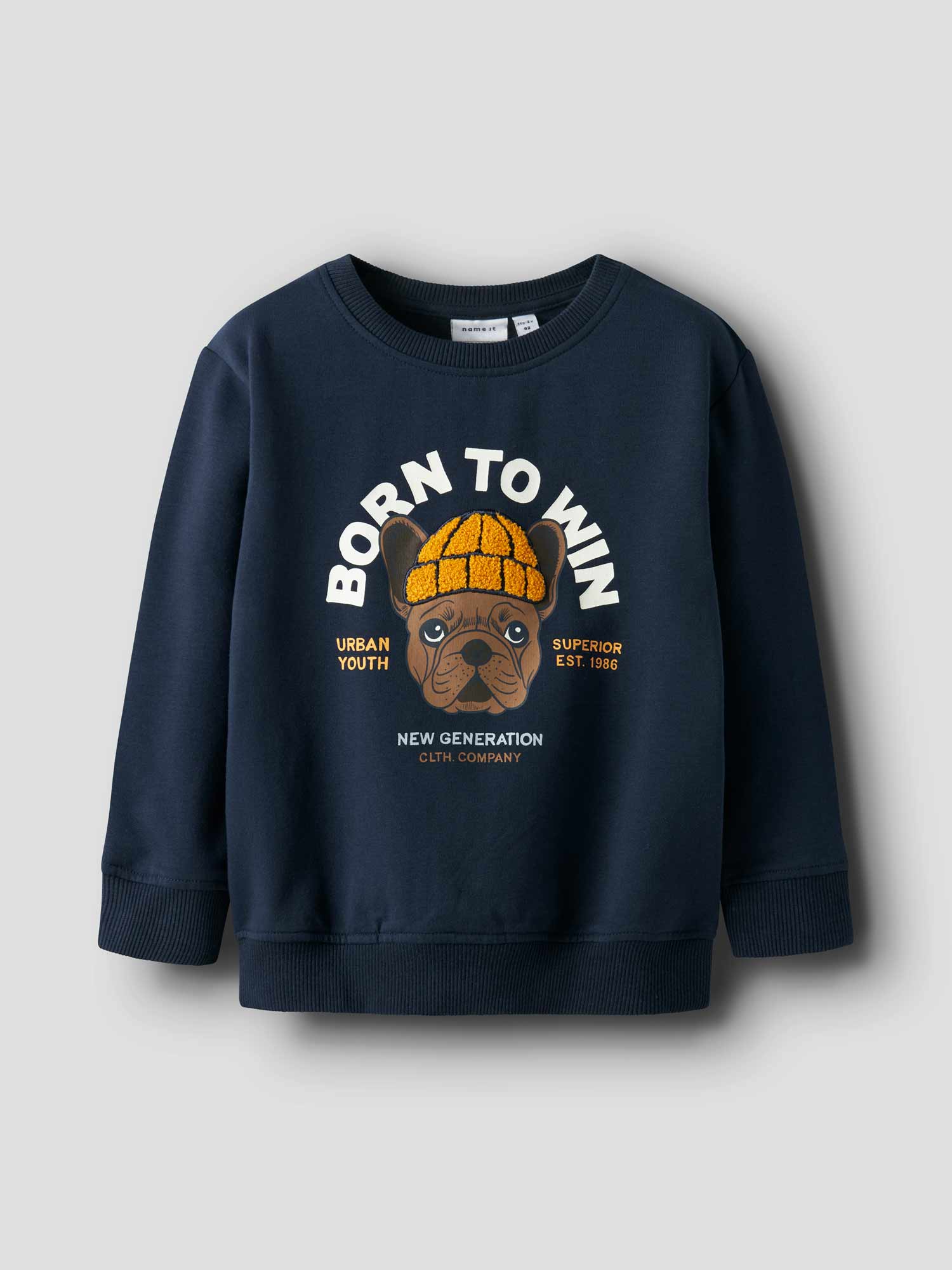 NAME IT Блуза NMMRIGUNA LS NREG SWEAT BRU BOX