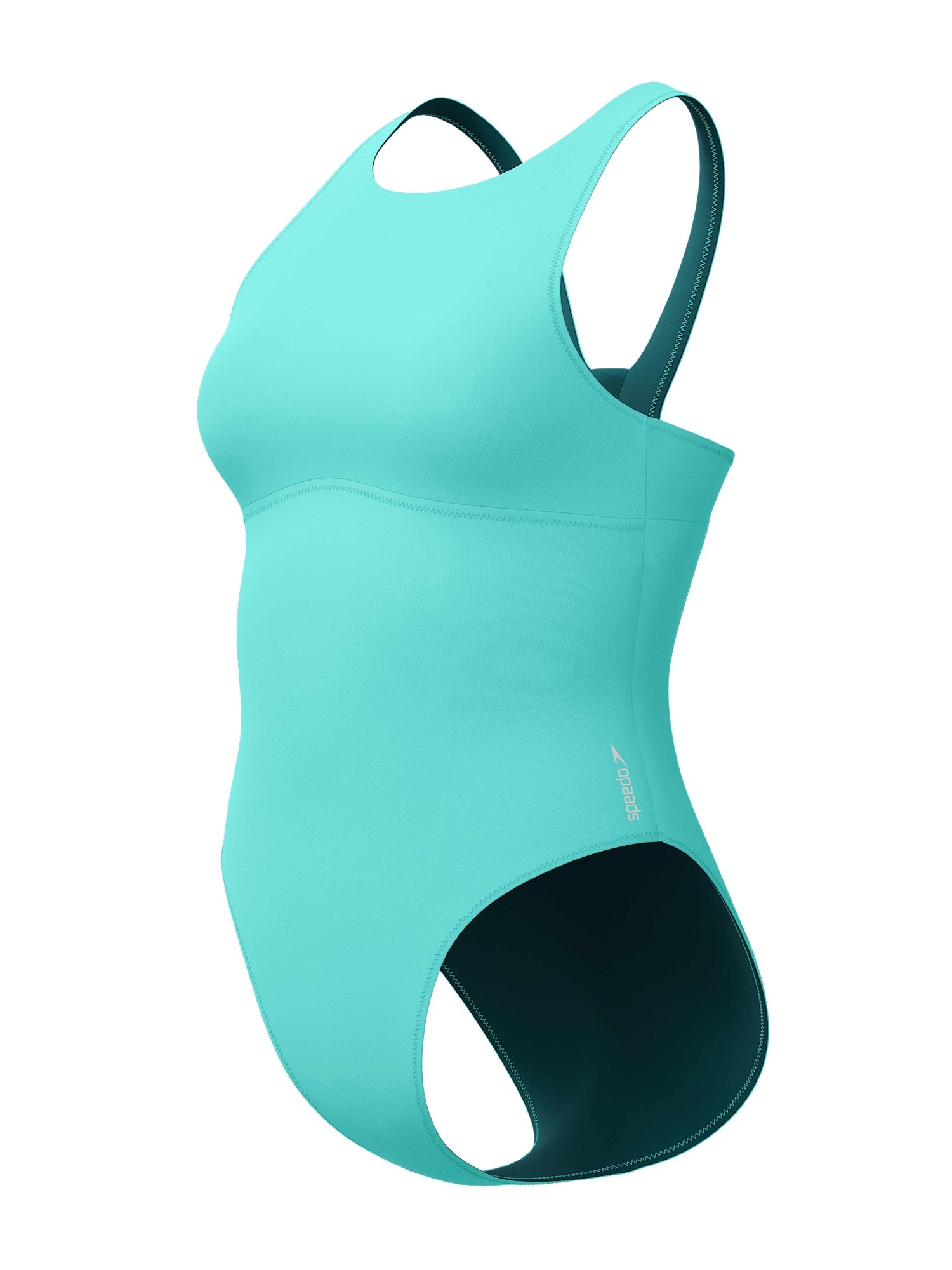 SPEEDO Цял бански SOLID HIGHNECK