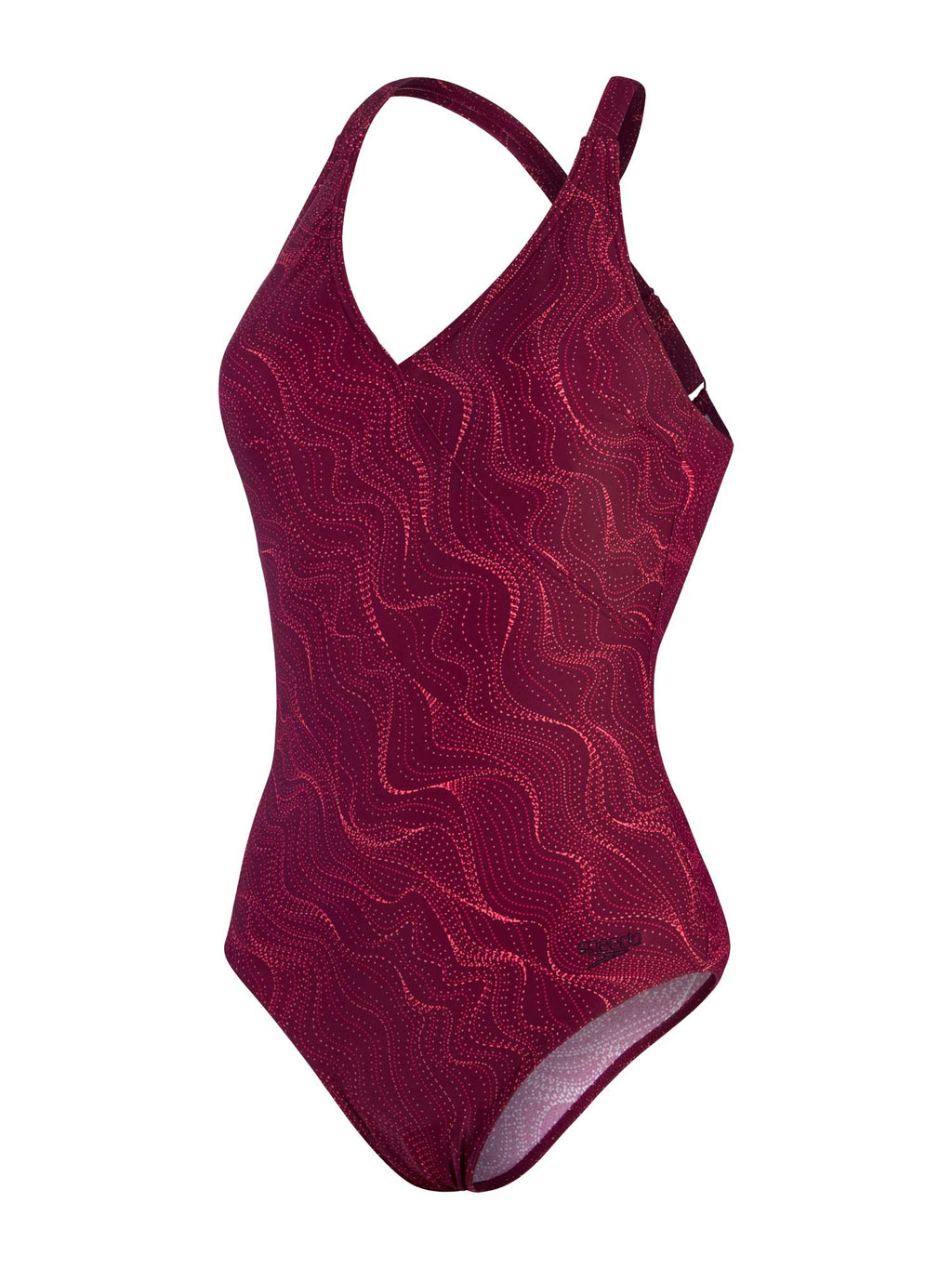 SPEEDO Цял бански WOMENS LOGO DEEP U-BACK