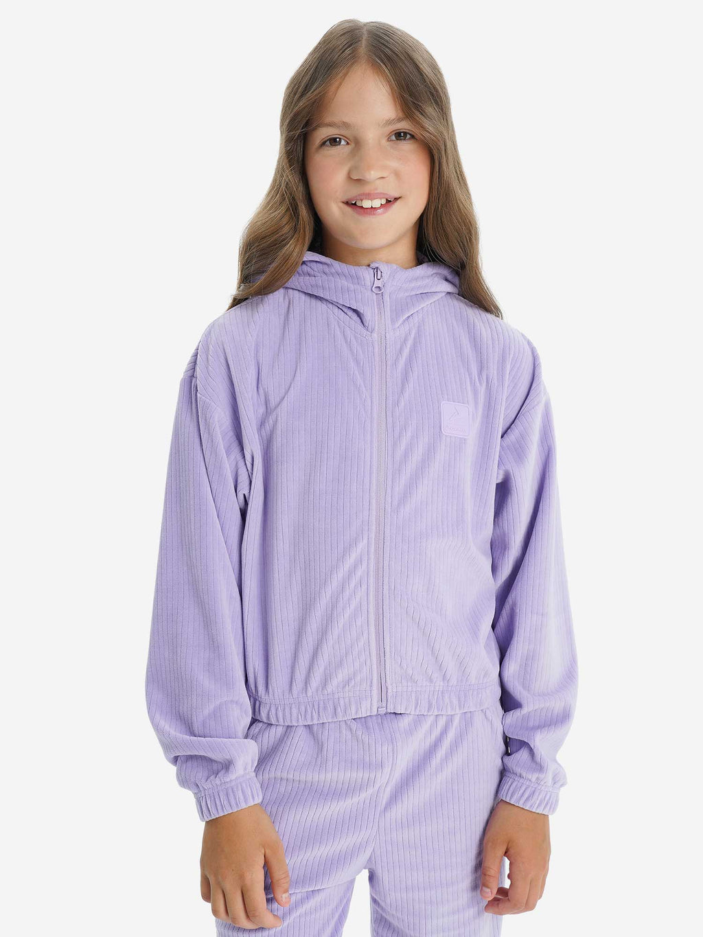 DEMIX Суитшърт Sport Style Girl's Velour FZ Jumper