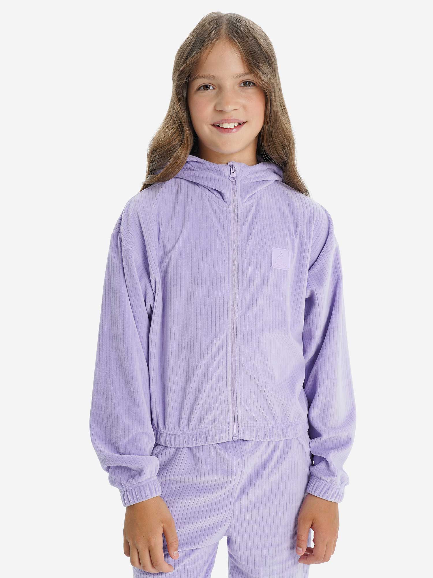 DEMIX Суитшърт Sport Style Girl's Velour FZ Jumper