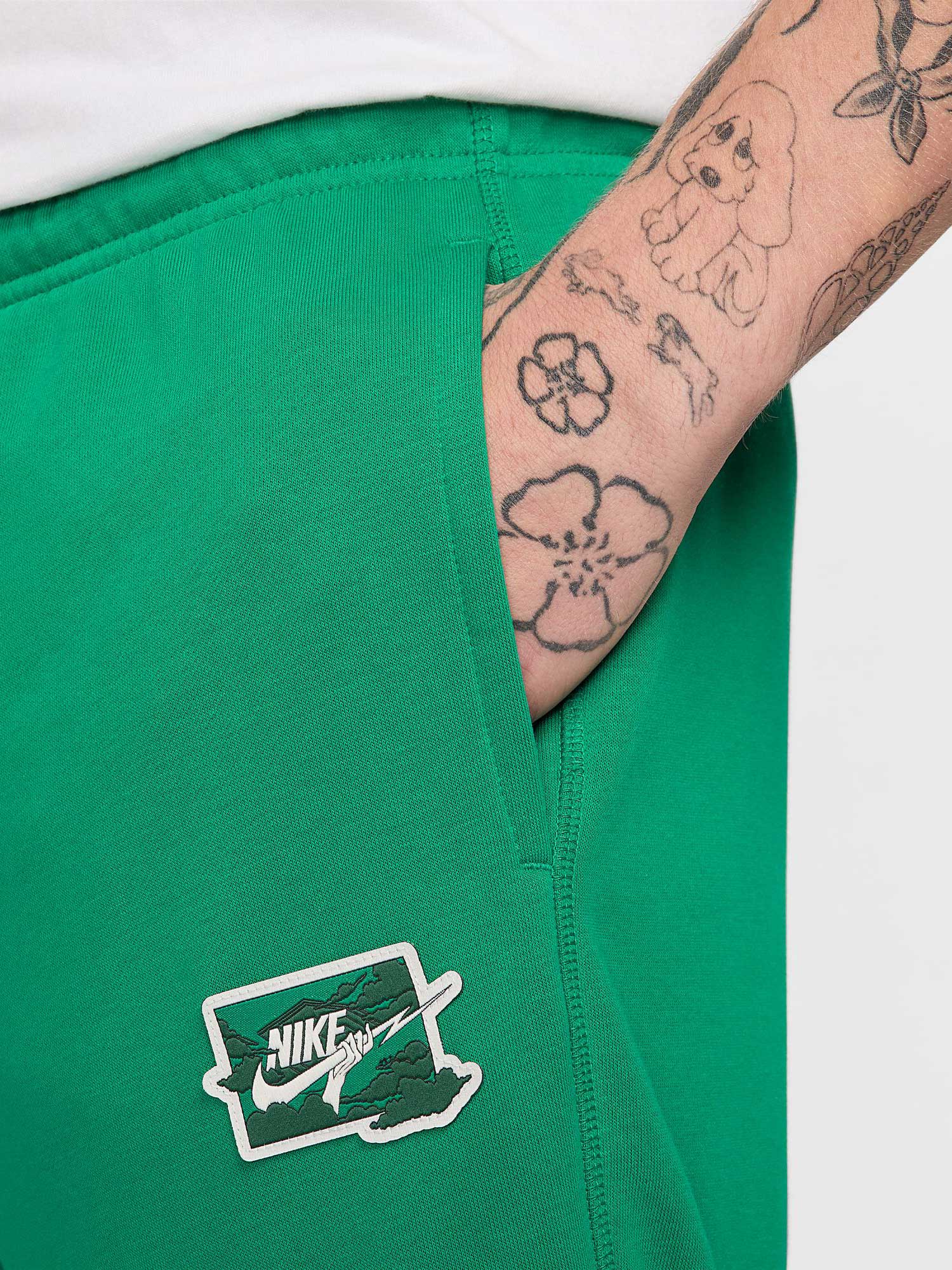 NIKE Спортно долнище M NK CLUB FT CUFF PANT BOLT