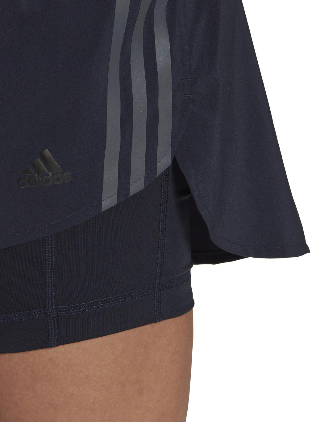 ADIDAS PERFORMANCE Пола Run Icons 3-Stripes Running Skort