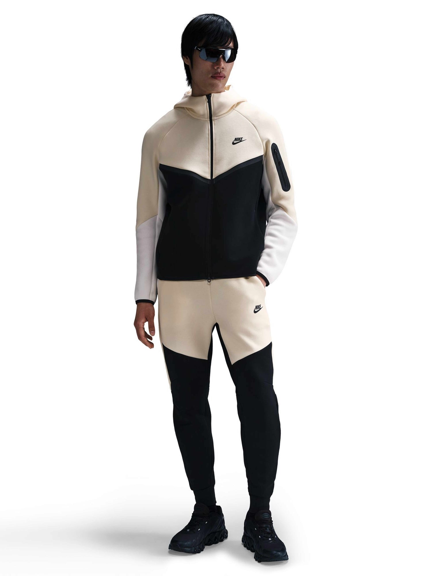 NIKE Суитшърт M NK TCH FLC FZ WR HOODIE