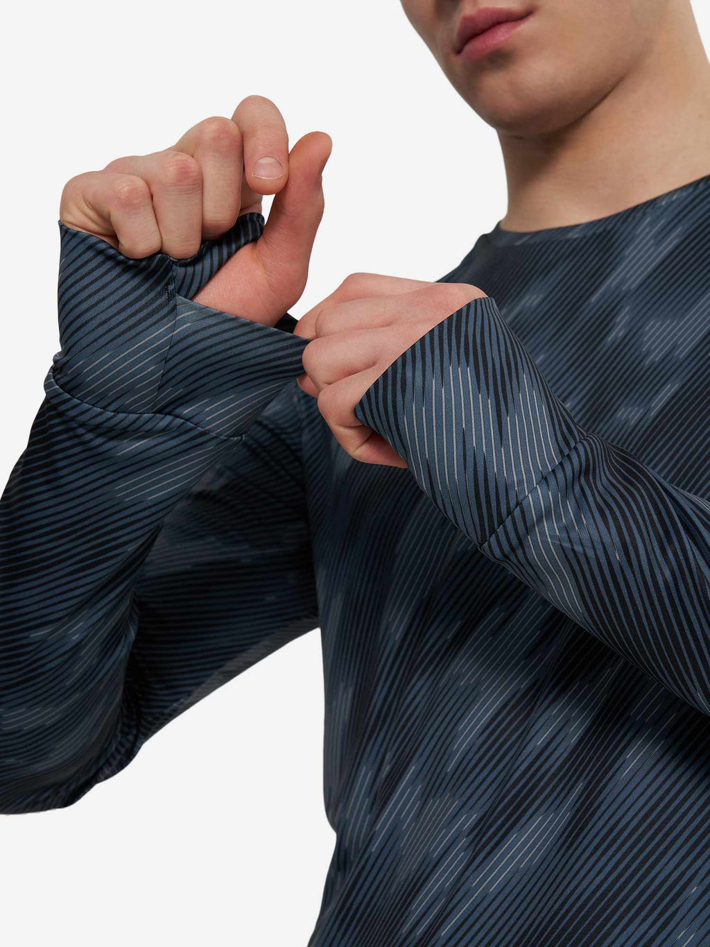 DEMIX Блуза M D Running Urban AOP LS T-Shirt
