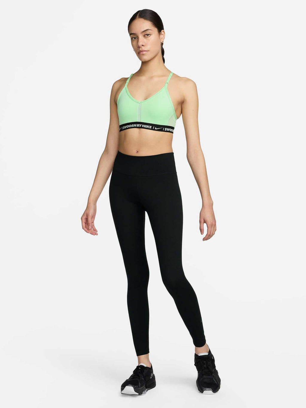 NIKE Спортен сутиен W NK DF INDY BRA GLS