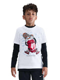 NIKE Тениска K NSW TEE BOXY DUNK