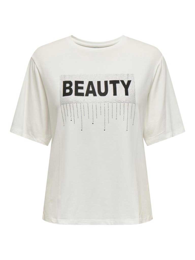 ONLY Тениска ONLSANNI S/S STONES TOP BOX JRS