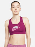 NIKE Спортен сутиен W DF SWSH CB FUTURA GX BRA