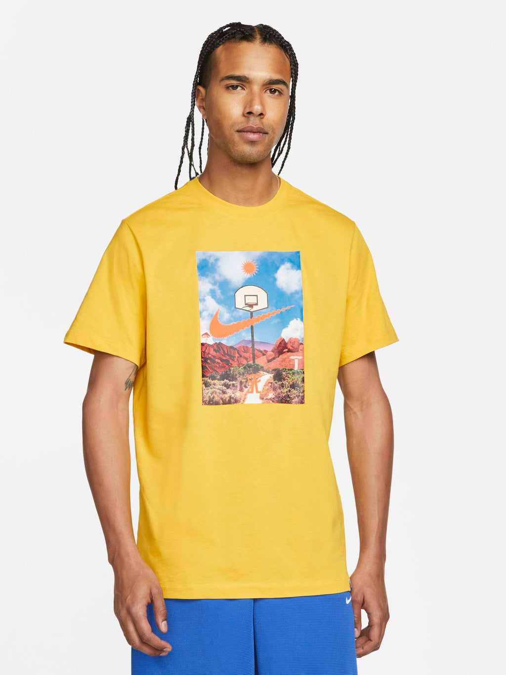 NIKE Тениска M HOOP PHOTO