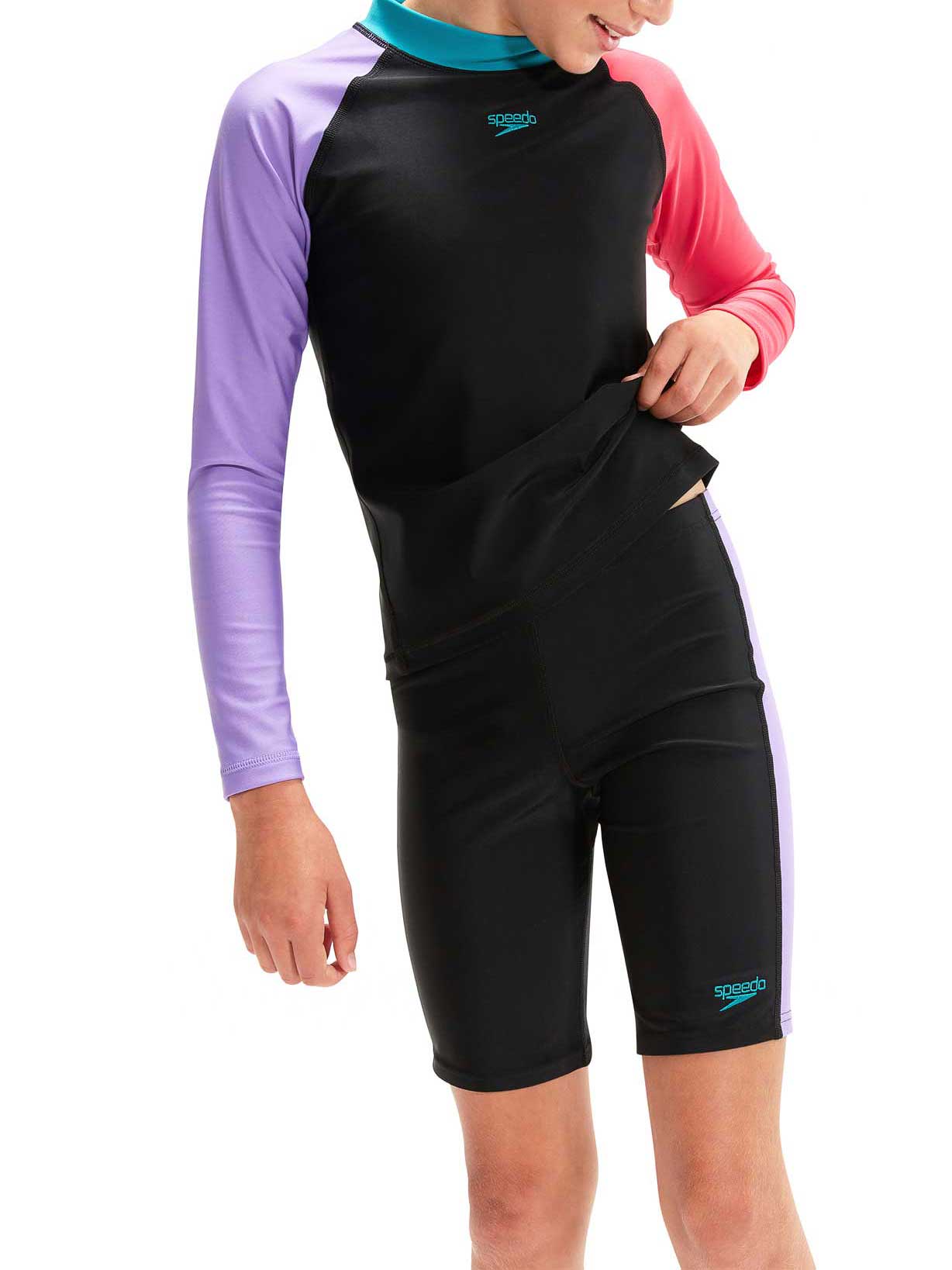SPEEDO Комплект 2 части с UV защита GIRLS COLOURBLOCK SET