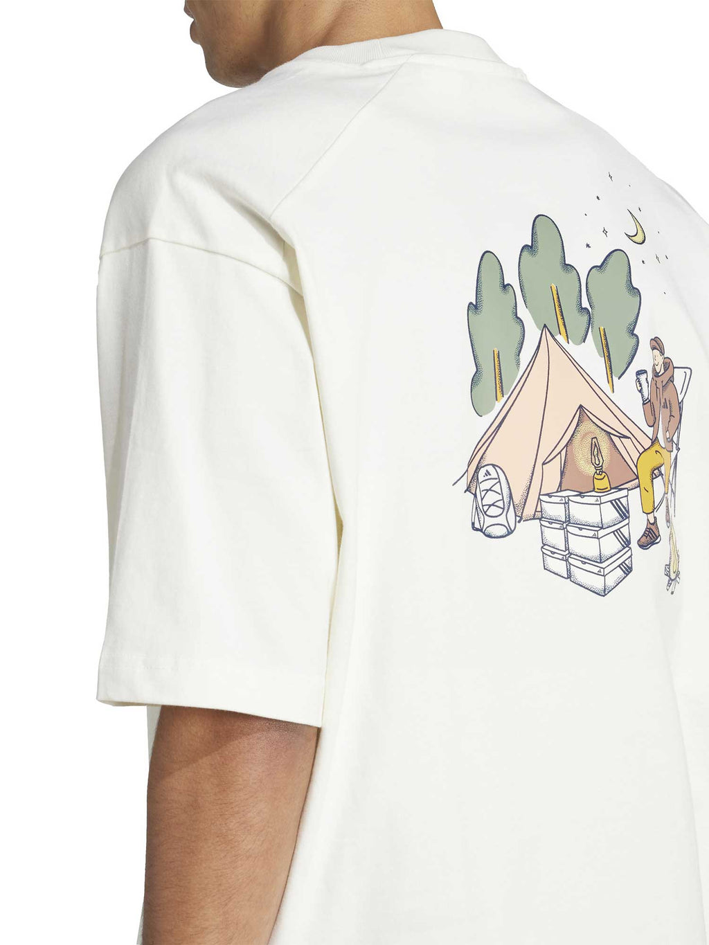 ADIDAS SPORTSWEAR Тениска Codes Doodle Camp Graphic T-Shirt