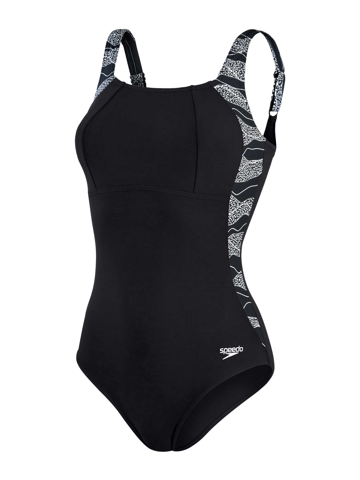 SPEEDO Цял бански WOMENS SHAPING LUNALUSTRE PRINTED