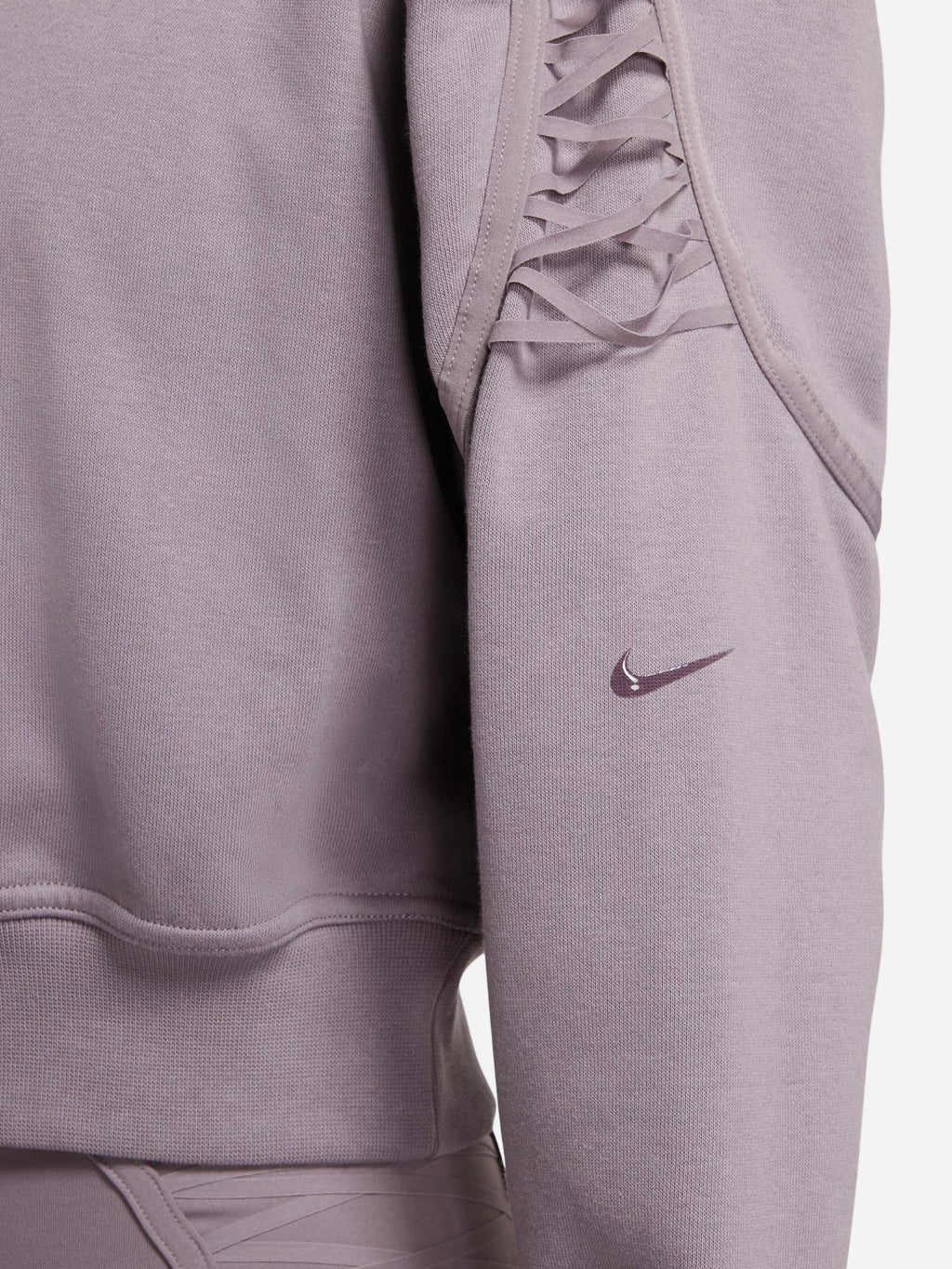 NIKE Блуза W THRMA FLC CROP LC LS