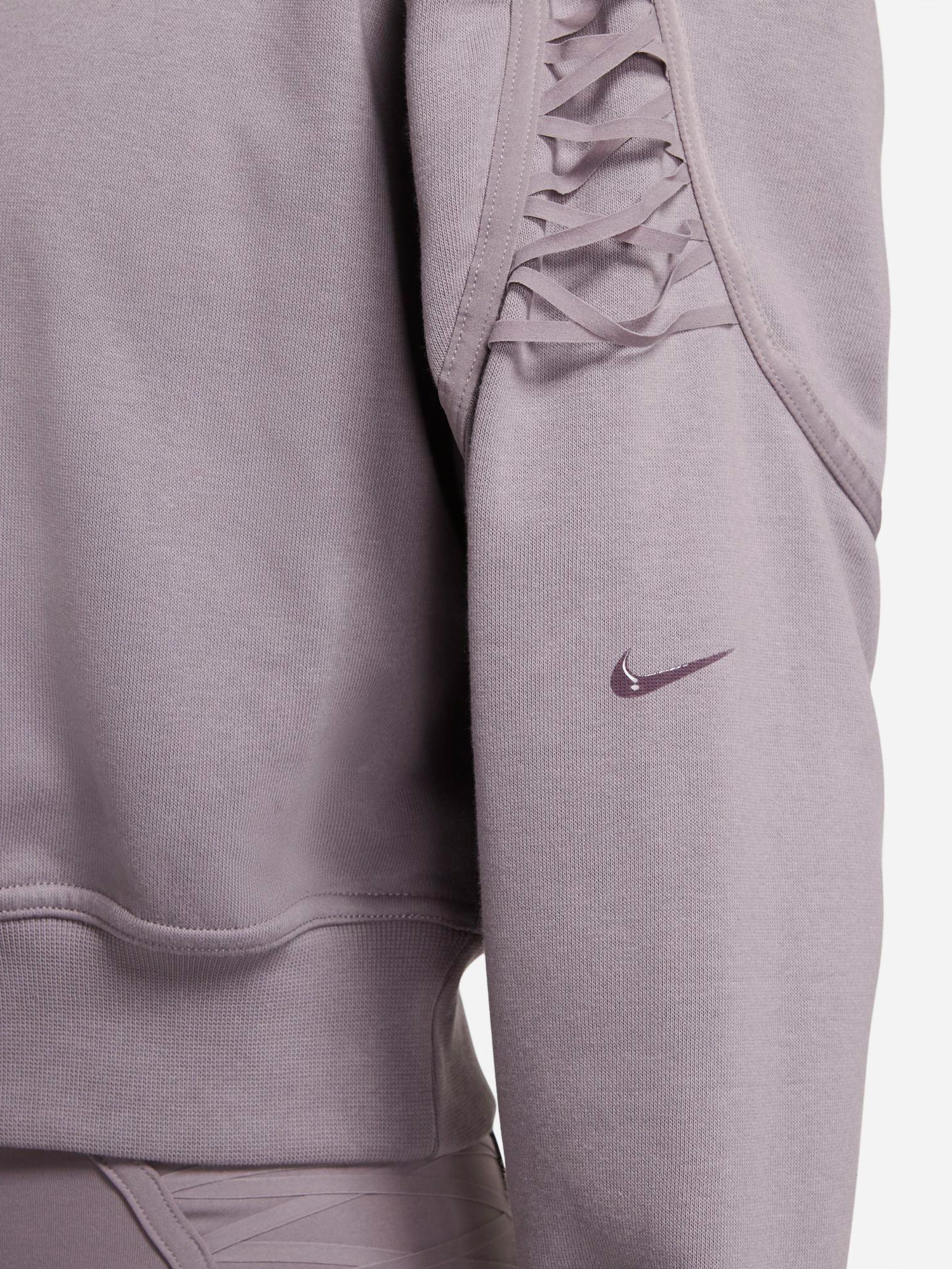 NIKE Блуза W THRMA FLC CROP LC LS
