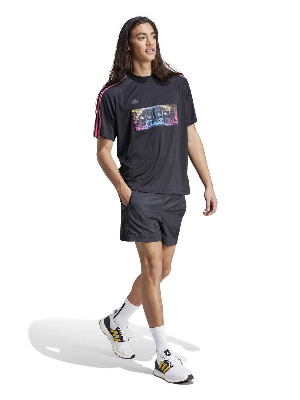 ADIDAS SPORTSWEAR Тениска Tiro Mesh Appliqu Jersey