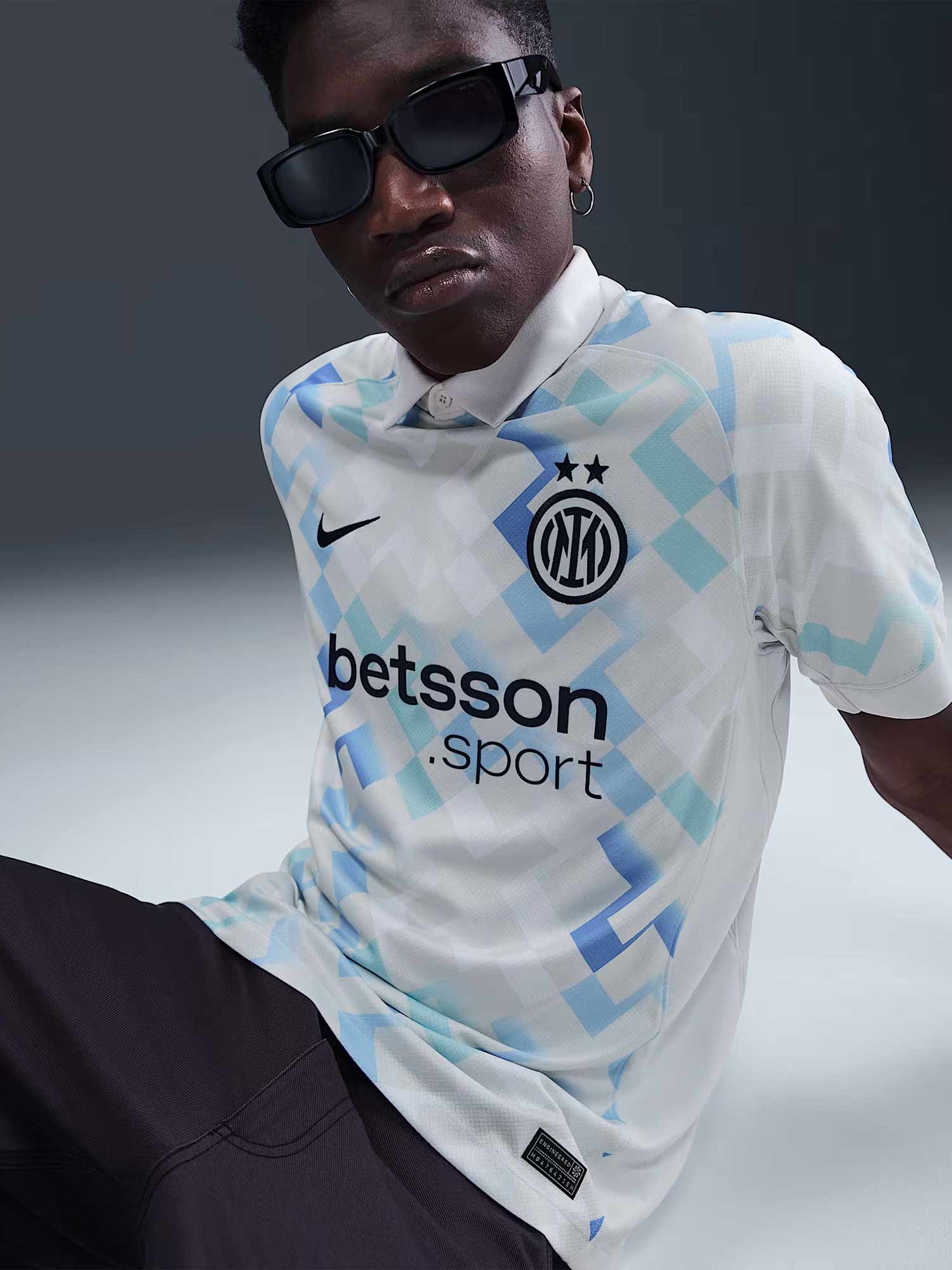 NIKE Тениска INTER M NK DF JSY SS STAD AW