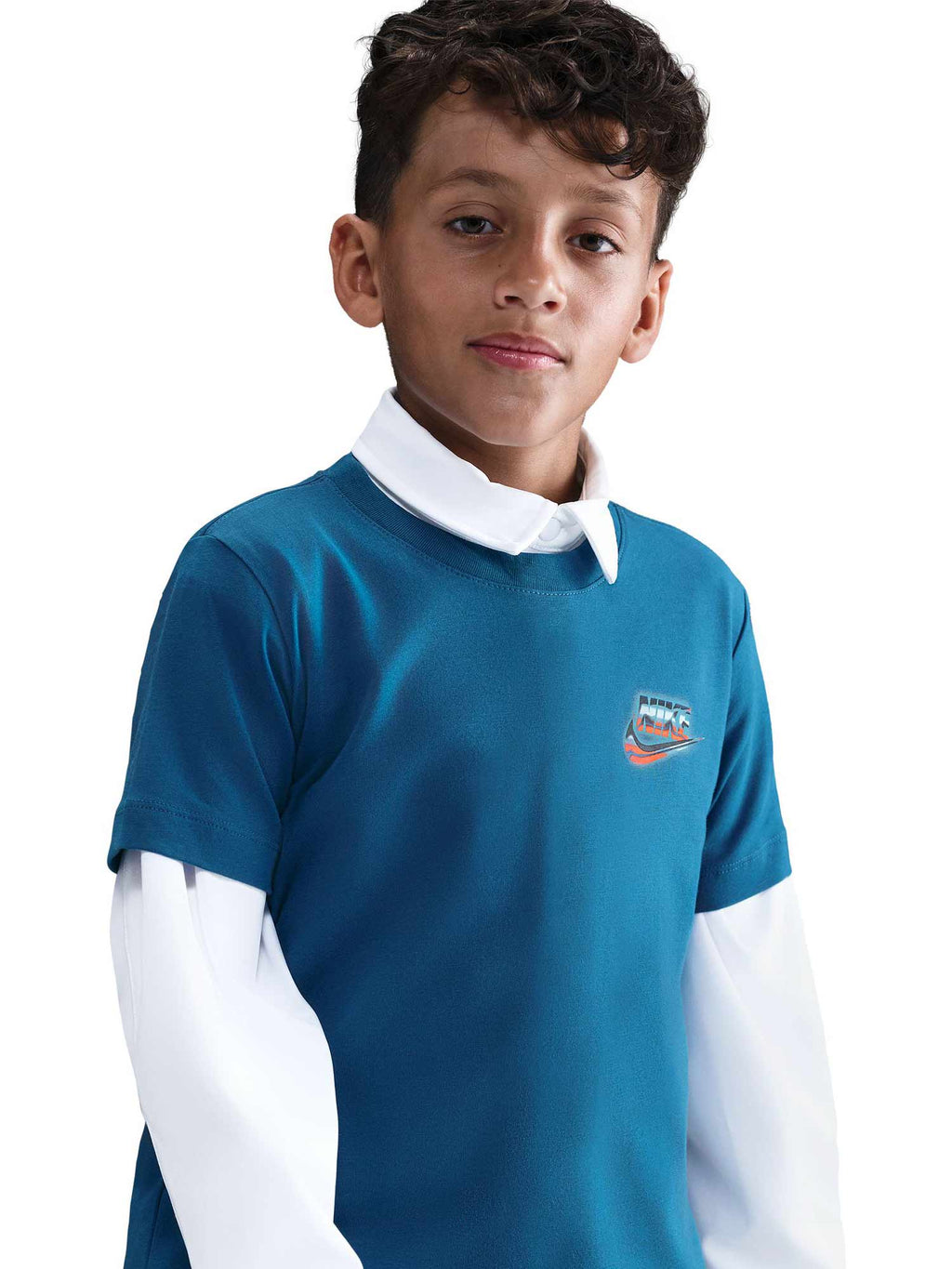 NIKE Тениска K NSW TEE MEDAL