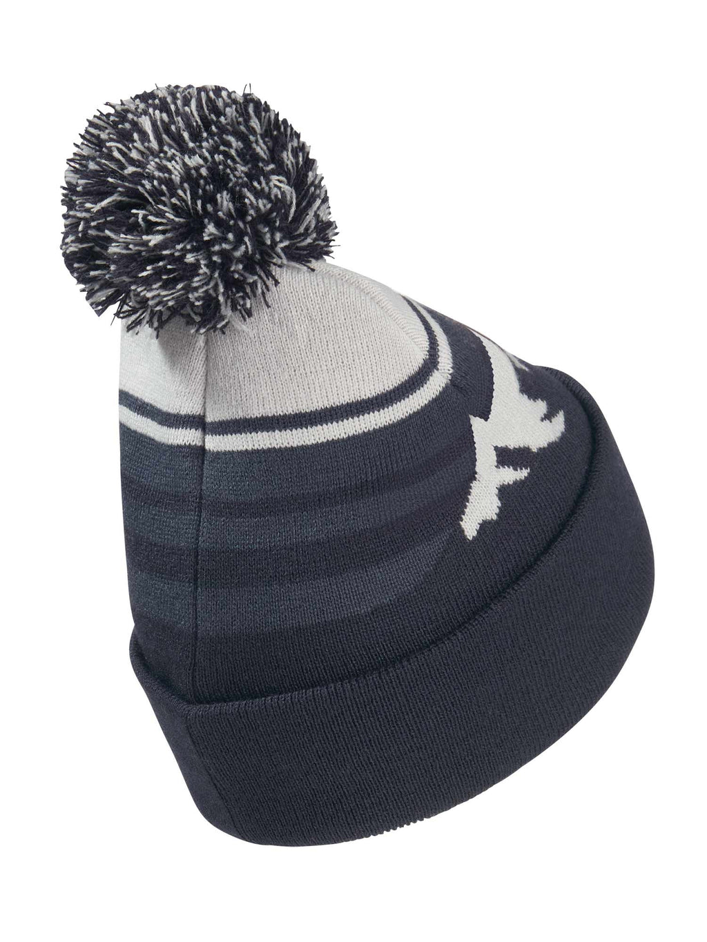 JACK WOLFSKIN Шапка STRIPY POMPOM BEANIE K