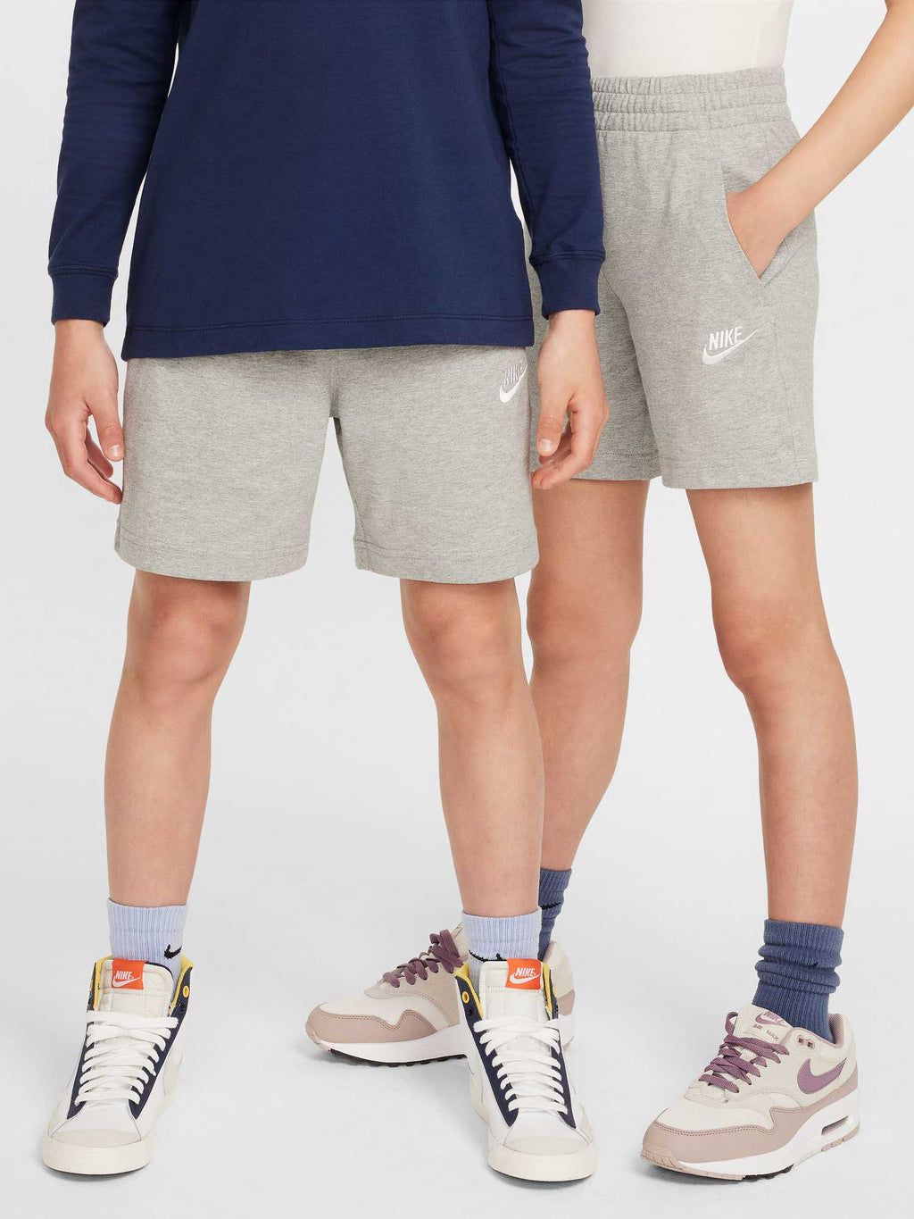 NIKE Къси панталони K NSW CLUB KNIT SHORT 6IN LBR