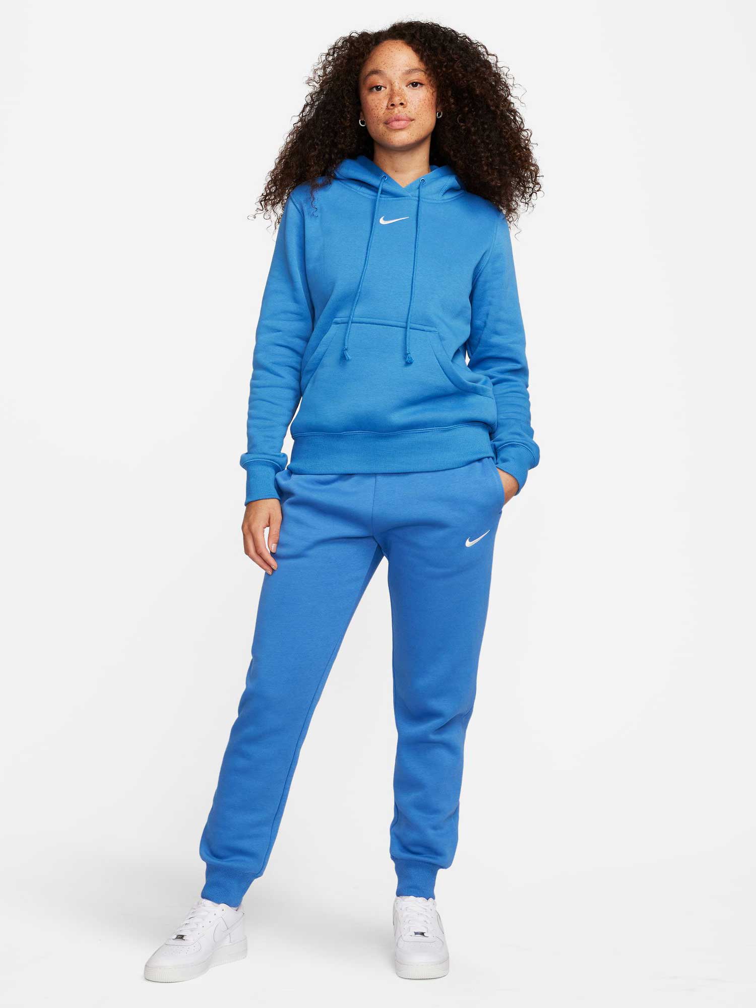 NIKE Спортно долнище W NSW PHNX FLC MR PANT STD