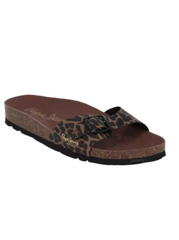 PEPE JEANS Чехли OBAN LEOPARD