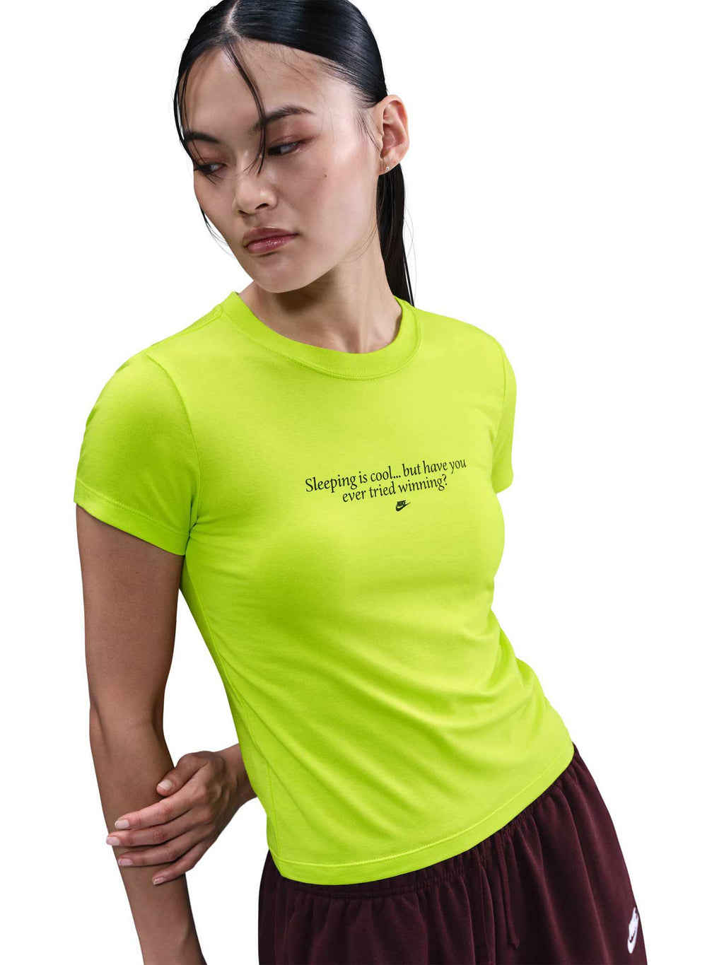 NIKE Тениска W NSW NK CHLL KNIT TEE VRB