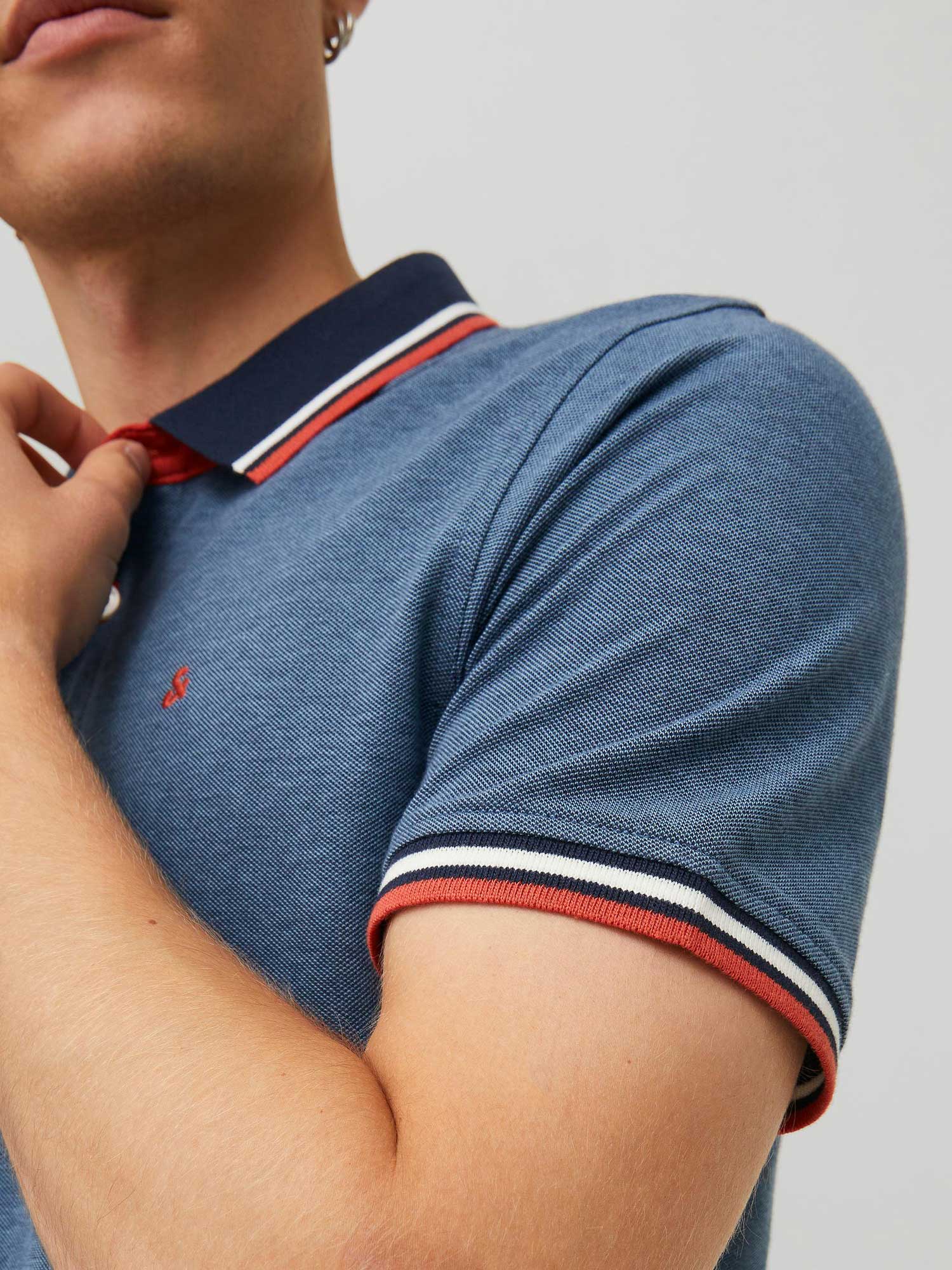 JACK & JONES Тениска JJEPAULOS POLO SS NOOS