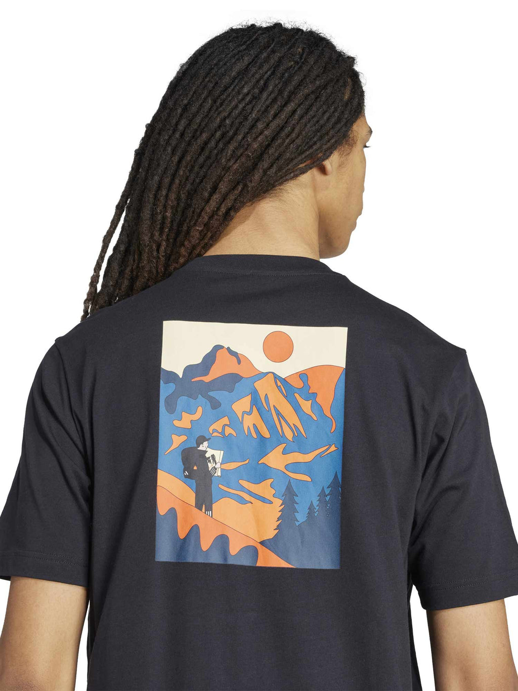 ADIDAS SPORTSWEAR Тениска Doodle Hunt Hike Graphic T-Shirt