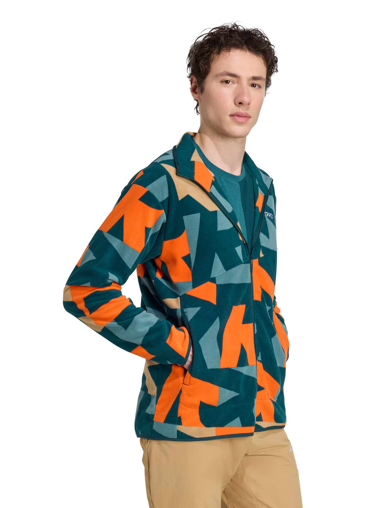 ADIDAS PERFORMANCE Полар Terrex Multi Printed Full-Zip Fleece Jacket