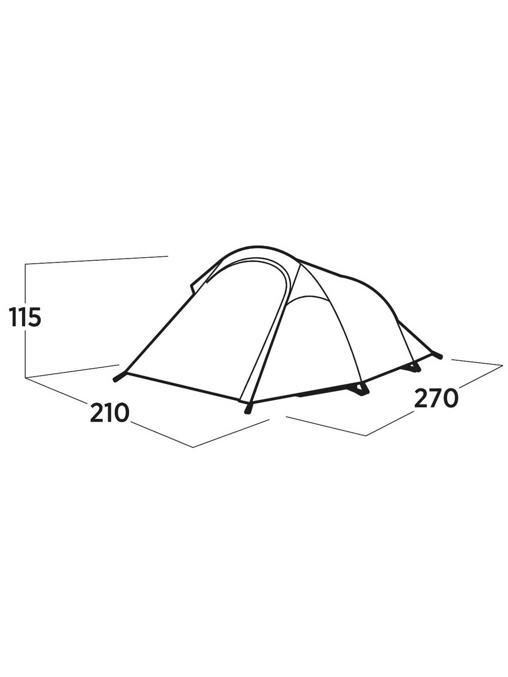 EASY CAMP Триместна палатка Reindal 3