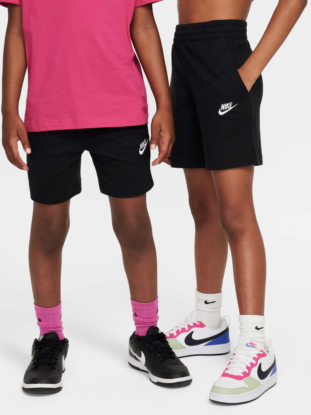 NIKE Къси панталони K NSW CLUB KNIT SHORT 6IN LBR