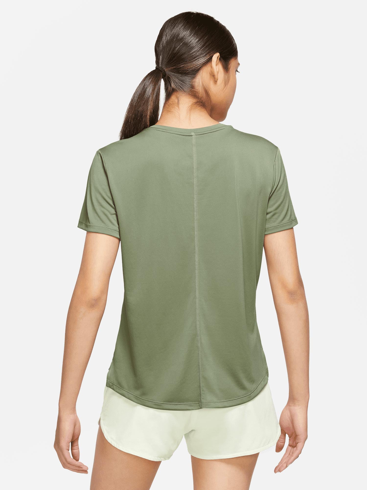 NIKE Тениска W NK ONE DF SWSH HBR SS