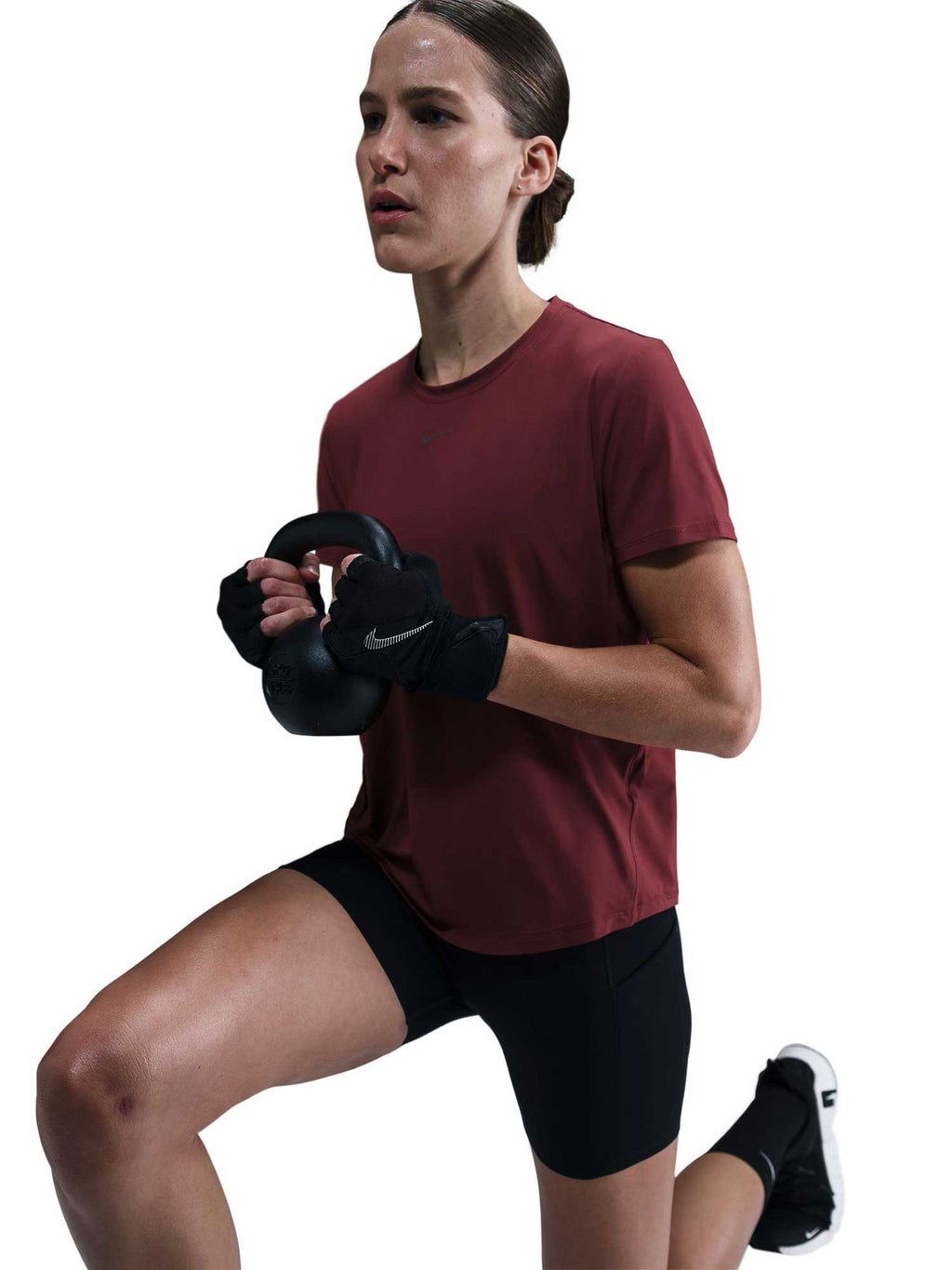 NIKE Тениска W NK ONE CLASSIC DF SS TOP