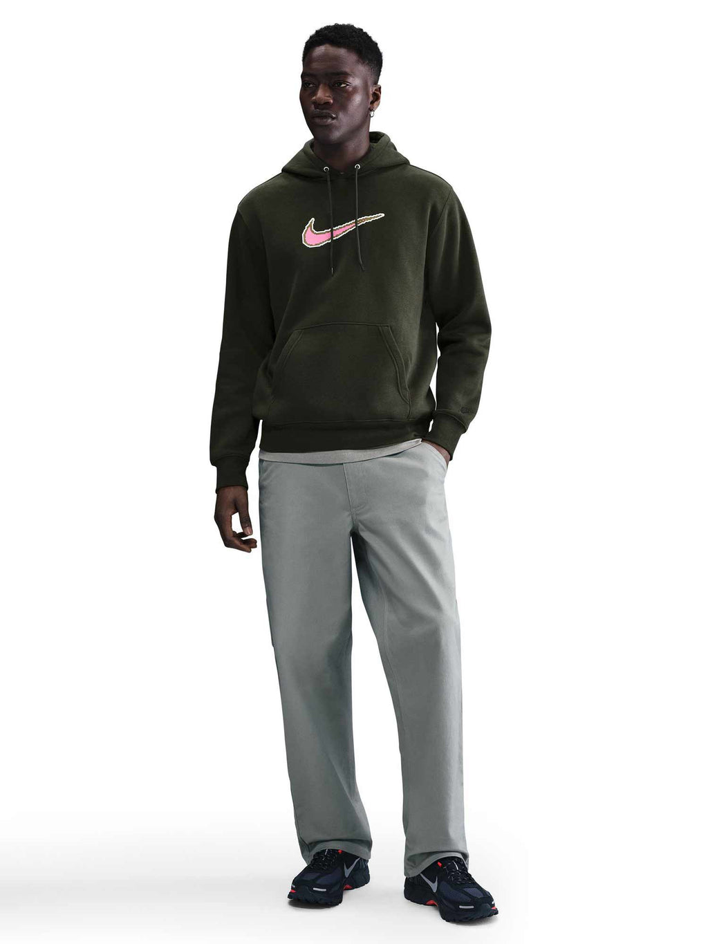 NIKE Суитшърт M NK CLUB BB HDY NEO VARSITY