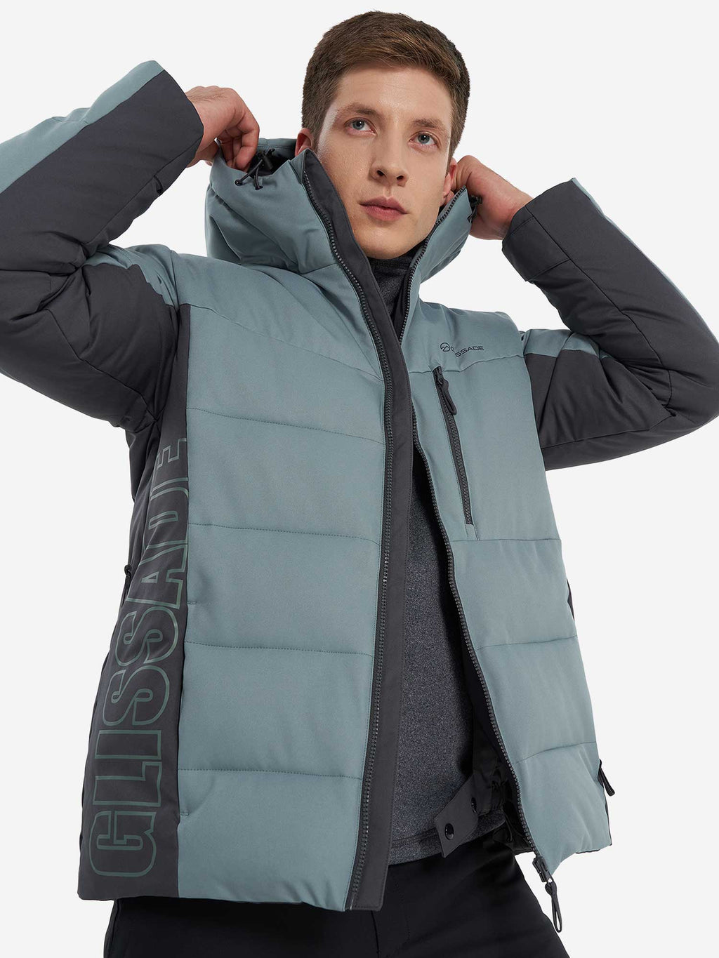 GLISSADE Ски яке Men's Faux Down jacket