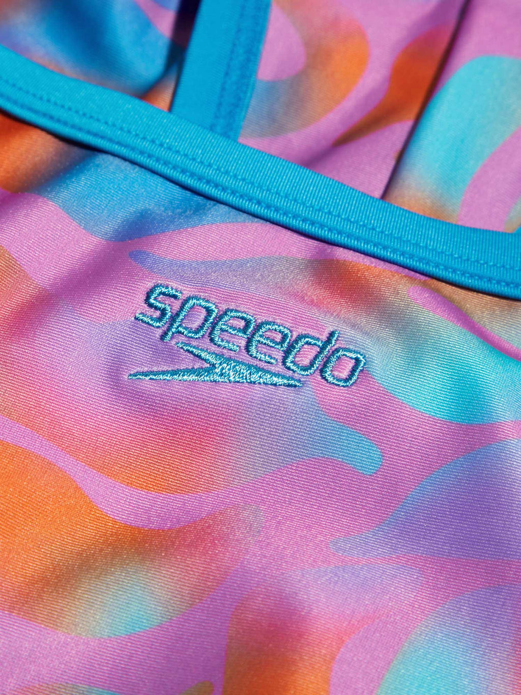 SPEEDO Цял бански GIRLS PRINTED THINSTRAP MUSCLEBACK