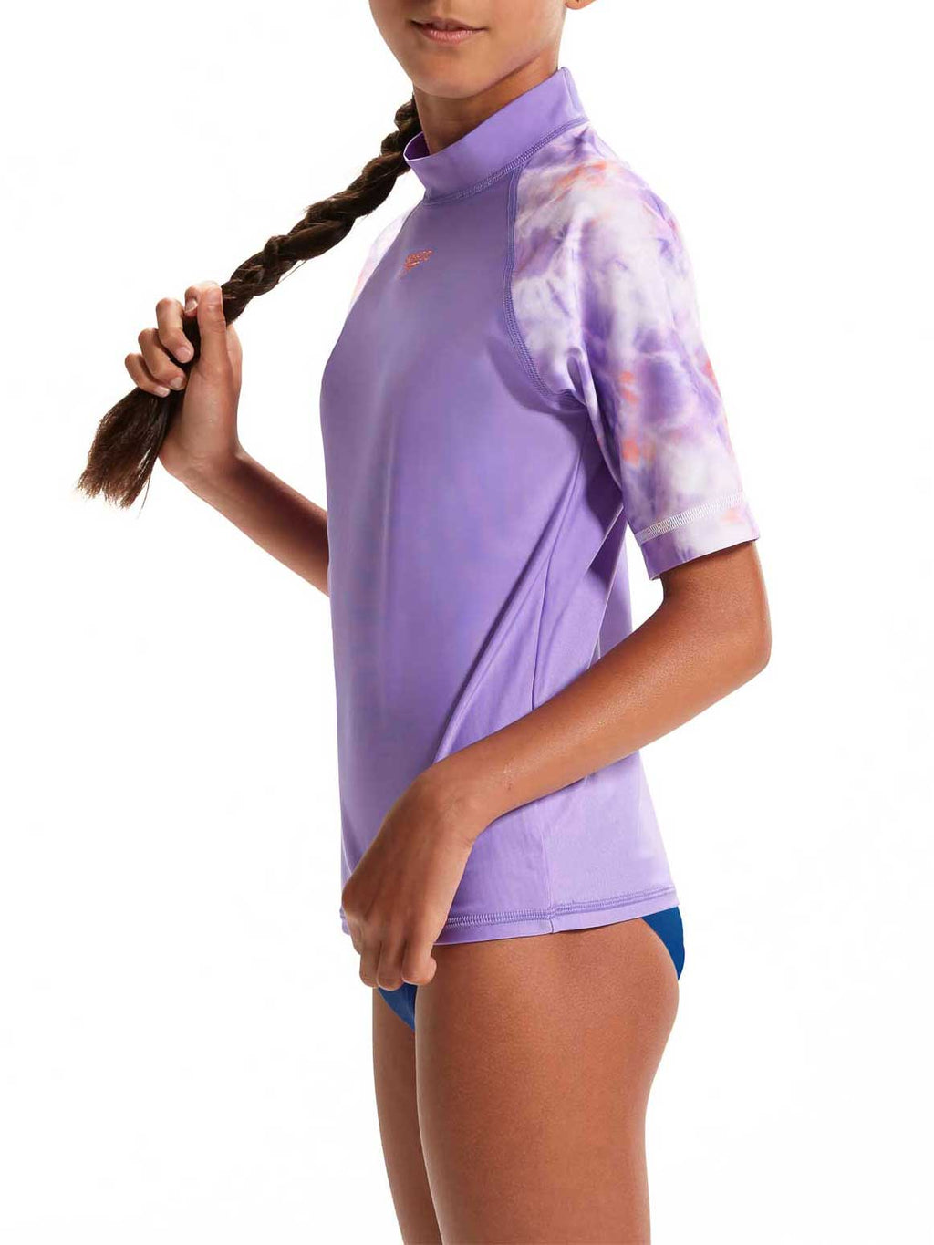 SPEEDO Тениска с UV защита GIRLS PRINTED TOP