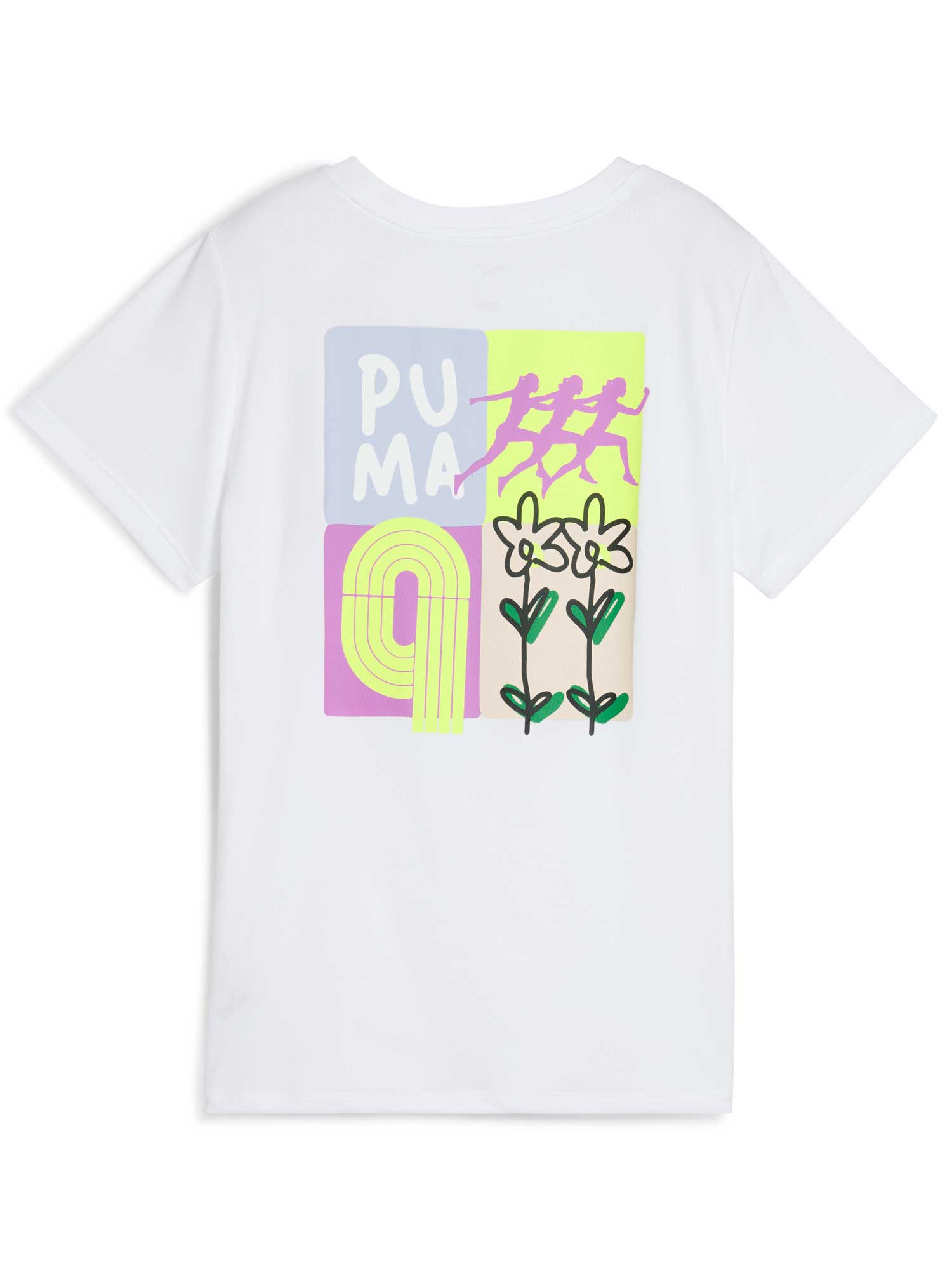 PUMA Тениска GRAPHICS RUNNING ILLUSTRATION TEE W