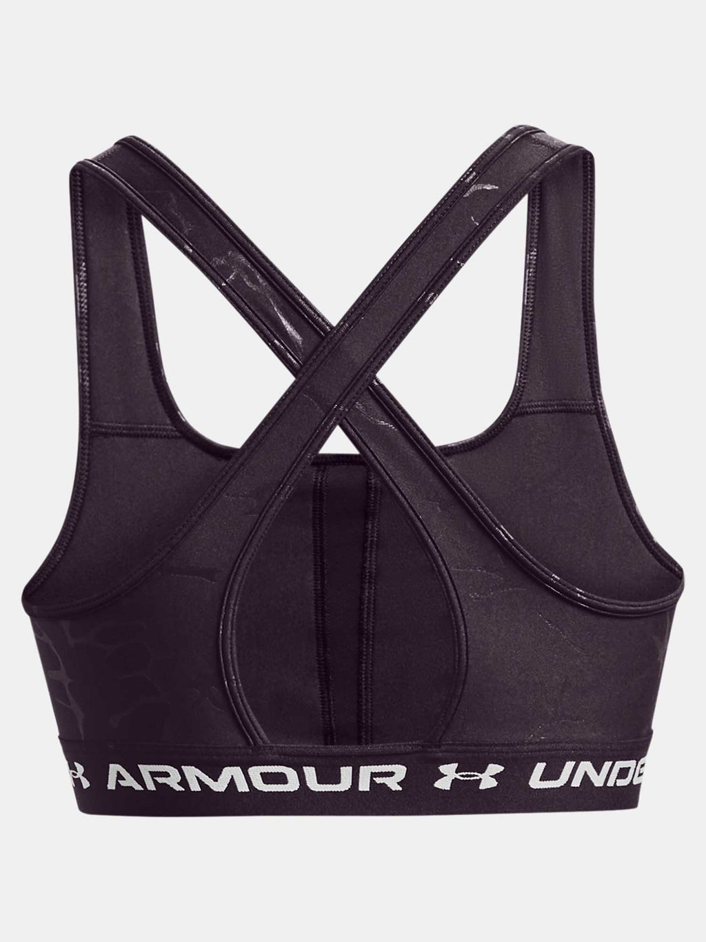 UNDER ARMOUR Спортен сутиен Crossback Mid Emboss