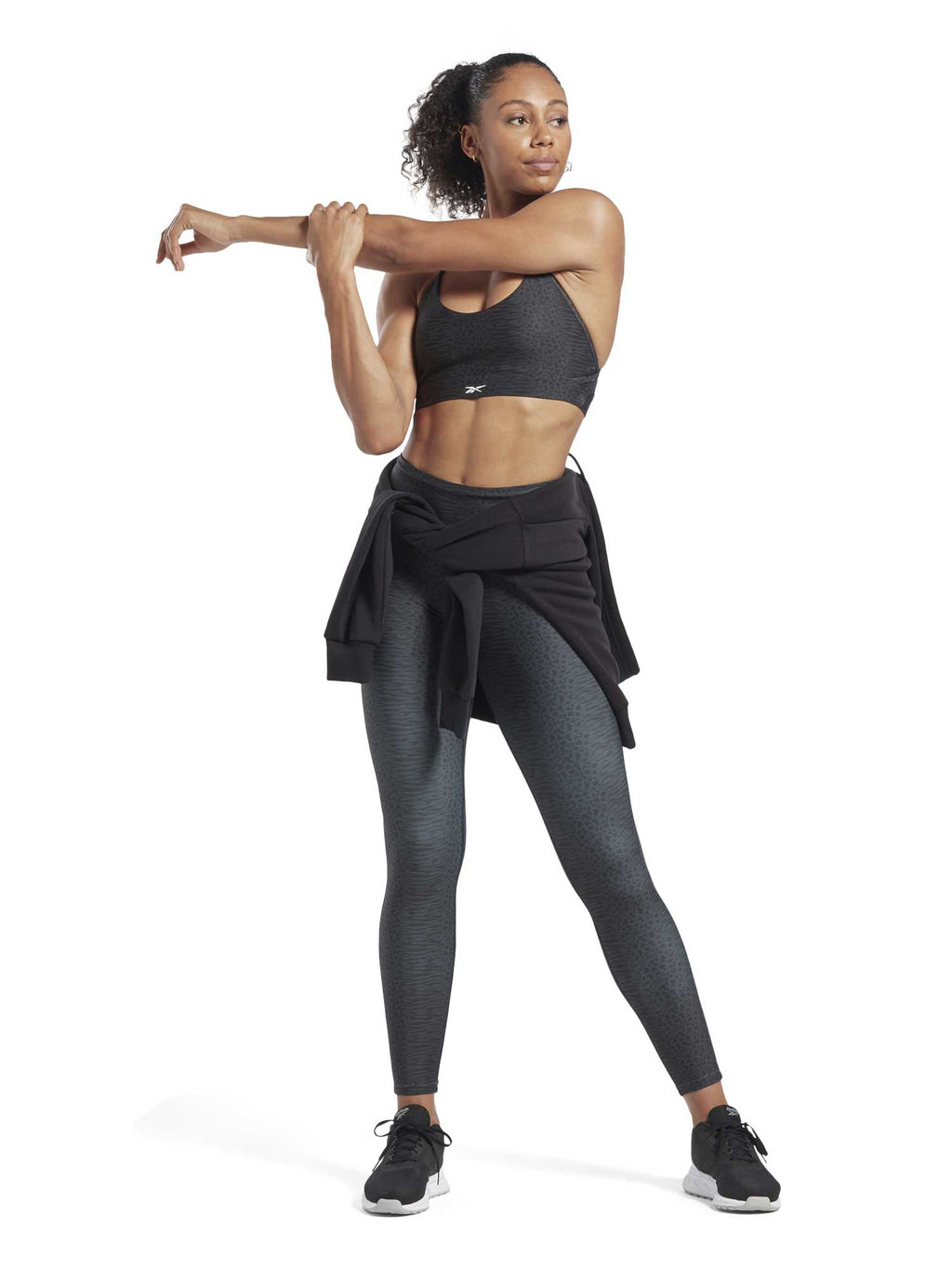 REEBOK Спортен сутиен Lux Strappy Sports Modern Safari