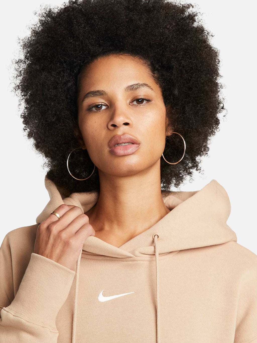 NIKE Суитшърт W NSW PHNX FLC OS PO HOODIE